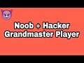 Noob + Hacker Grandmaster Player😈👿 #freefire