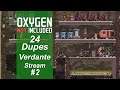 Oxygen Not Included - 24 Dupe Challenge, Verdante Ep 2, Cycle 50-100