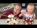 ULTIMATE Ice Cream Sundae Challenge With My Dad for His Birthday!!!