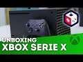 unboxing Xbox Serie X Caixa abrindo a Caixa