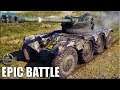 Скилловый бой на Колёсном танке ✅ World of Tanks Panhard EBR 75 (FL 10) лучший бой