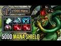 WTF 5000 MANA SHIELD..!! 2x Bloodstone Medusa Magic Build 7.21d | Dota 2