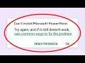 How To Fix Can't Install Microsoft PowerPoint Error On Google Play Store Android & Ios