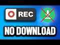 How To Record Your Computer Screen Without Downloading Anything (Free & Easy)