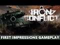 Iron Conflict Steam PC Video Gameplay First Impressions Multiplayer Match Review