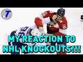 Reacting to NHL Knockouts!!!