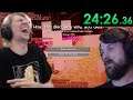 xQc Reacts to Forsen THROWING 24MIN MINECRAFT SPEEDRUN (with chat)
