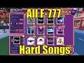 All  F-777 Songs in One | Hard Songs Only | First Playthroughs (RoBeats!) | 20- 30