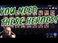 BEST Legendary Heroes YOU NEED in Crystalborne Heroes of Fate