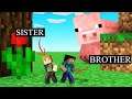 MY SISTER TROLLED ME IN MINECRAFT BY BECOMING TINY | MINECRAFT IN HINDI GAMEPLAY | AYUSH MORE