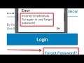 Quikr Forgot, Reset, And Change Password || Incorrect Credentials Try Again or Use Forgot Password