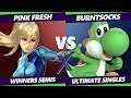 Smash Ultimate Tournament - Pink Fresh (ZSS) Vs. burntsocks (Yoshi) S@X 321 SSBU Winners Semis