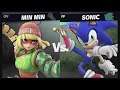 Super Smash Bros Ultimate Amiibo Fights  – Min Min & Co #122 Min Min vs Sonic