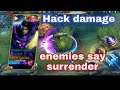 #alucard #fyp #gameplay #top1 alucard damage hack enemies say surrender