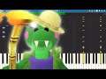 Crissy Theme Song - Piano Tutorial - Piggy Roblox Skin