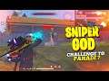 Double Sniper(M82b) Challenge In Mobile- Challenge To Pahadi? Who Is Sniper God? Garena Free Fire