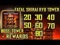 MK Mobile. Shirai Ryu Tower (Fatal) 20,30,40,50,60,70,80.Fatal Shirai Ryu Tower Boss Tower + Rewards