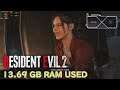 Resident Evil 2 remake / RTX 3090 4K / PC Max settings, max ram usage fps test