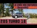 UNE 205... SPÉCIALE. - Je Crée Vos Voitures BeamNG Drive #10 Peugeot 205 Turbo 16 Rally 430 chevaux