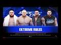 WWE 2K19 Brock Lesnar VS Orton,Samoa Joe,OwensFatal 4-Way Extreme Elimination Match