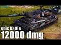 12000 dmg 60TP Lewandowskiego 🌟 World of Tanks лучший бой тт 10