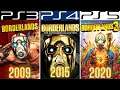 Borderlands PlayStation Evolution PS3 - PS5 (2009-2020)
