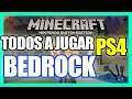 MINECRAFT BEDROCK LLEGA A PS4 CROSS PLAY XBOX ONE SWITCH PS4😱