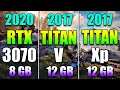 RTX 3070 vs NVIDIA TITAN V vs NVIDIA TITAN Xp | PC Gameplay Tested