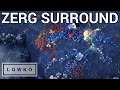 StarCraft 2: HUGE SURROUND! (Zerg Gameplay & Strategy)