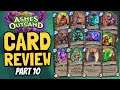 THE FINAL REVIEW!! ALL THE REMAINING CARDS REVEALED! | Outland Review #10 | Hearthstone