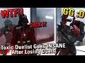 TOXIC PLAYER IN BATTLEFRONT 2 GOES INSANE AFTER LOSING DUELS! (Battlefront 2)