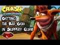 Crash Bandicoot 1 | Slippery Climb - Getting the Red Gem (A NIGHTMARE))