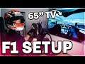 FORMULE 1 SETUP MET 65 INCH TV! (Sony Bravia XR A80J Oled Unboxing - Nederlands)