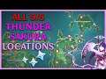Genshin Impact (ALL 5 THUNDER SAKURA TREE LOCATIONS)