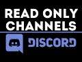 How to Create a Read Only Channel on Discord - 2021