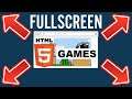 How to Full Screen Web Games (HTML5 on Kongregate)