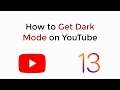 IOS 13 : How to Get Dark Mode on YouTube IOS 13