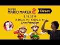 Mario Maker Direct Live Reaction!