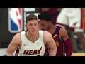 NBA 2K20 MyLeague: Cleveland Cavaliers vs Miami Heat - Xbox one full gameplay