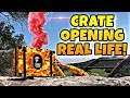 PUBG MOBILE CRATE OPENING IN REAL LIFE!