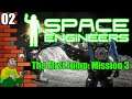 Space Engineers - Open World Survival Sandbox: The First Jump Mission 3 - Let's Play Gameplay