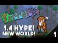 Terraria 1.4 Hype! New world! E1