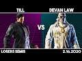 Till (Kazuya) vs Devan Law (Leroy) | TEKKEN 7 Losers Semis | Synthwave X #20