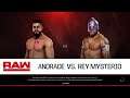 WWE 2k20 Andrade vs. Rey Mysterio