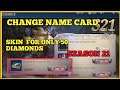 CHANGE NAME CARD FOR ONLY 50 DIAMONDS SEASON 21 IN MOBILE LEGENDS BANG BANG