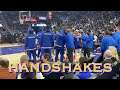 📺 Golden State Warriors pregame rituals and handshakes from up close before Orlando Magic
