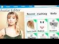 MAKING TAYLOR SWIFT a ROBLOX ACCOUNT