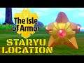 Pokemon Sword And Shield Staryu Location Isle Of Armor Pokemon