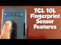 TCL 10L Fingerprint Sensor Amazing Features | WOW SO MUCH CAN BE DONE WITH THE FINGERPRINT SENSOR!!