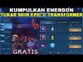 TUKAR ENERGON JADI SKIN EPIC & TRANSFORMERS GRATIS!! EVENT MOBILE LEGENDS X TRANSFORMERS 2021